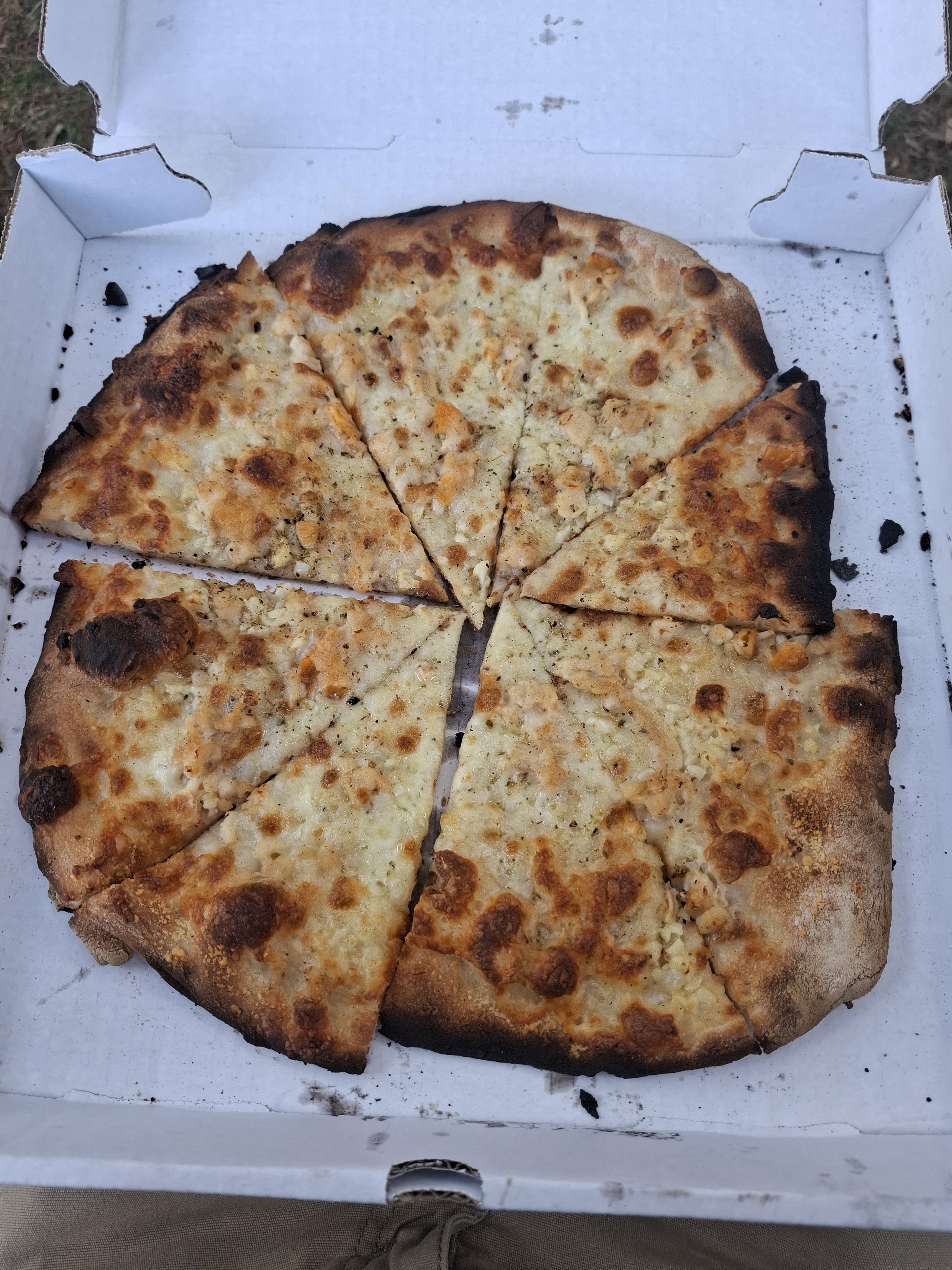 Clam Pie from Sally's Apizza